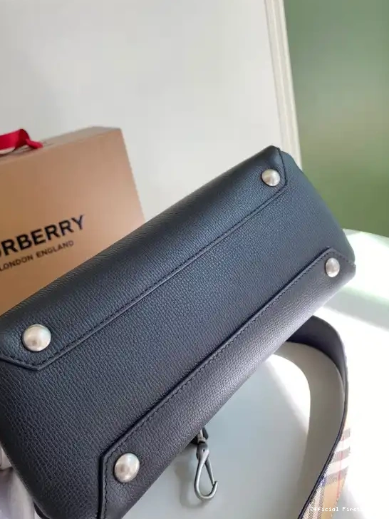 Official First Bag Ru Check Bowling Bag-26*12*19CM BURBERRY 0514